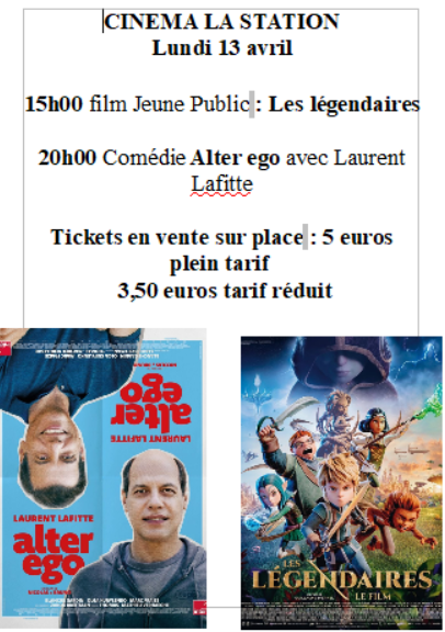 Cinéman 13 avril